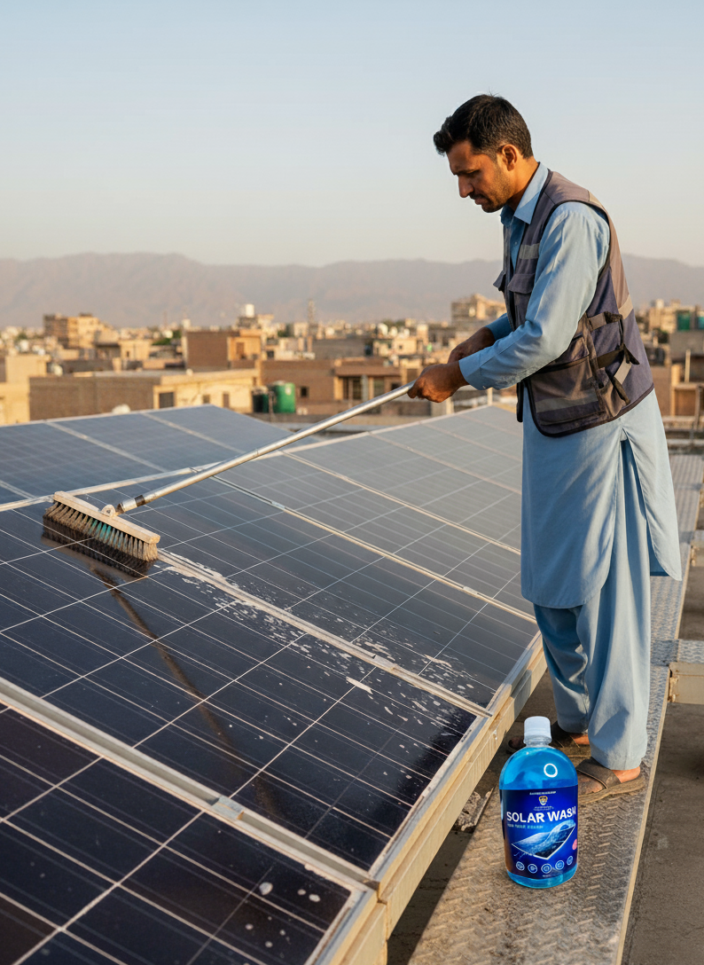 Solar Wash – Professional Solar Panel Cleaner (1000ml)